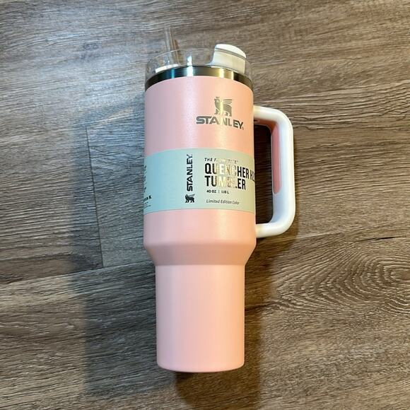 NEW Stanley Adventure Quencher 40oz H2.O Flowstate Peach Colorblock Tumbler - Picture 3 of 5